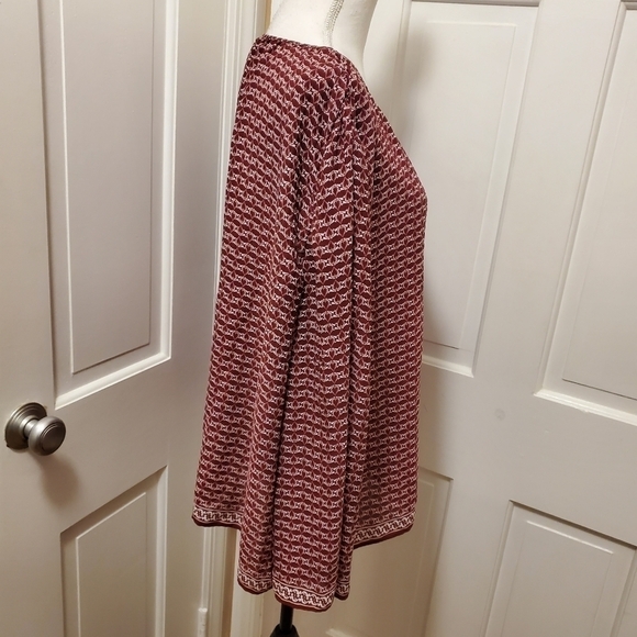 Max Studio Boxy Oversized Colorful Tunic with Flared Sleeves Size Large - Picture 3 of 8